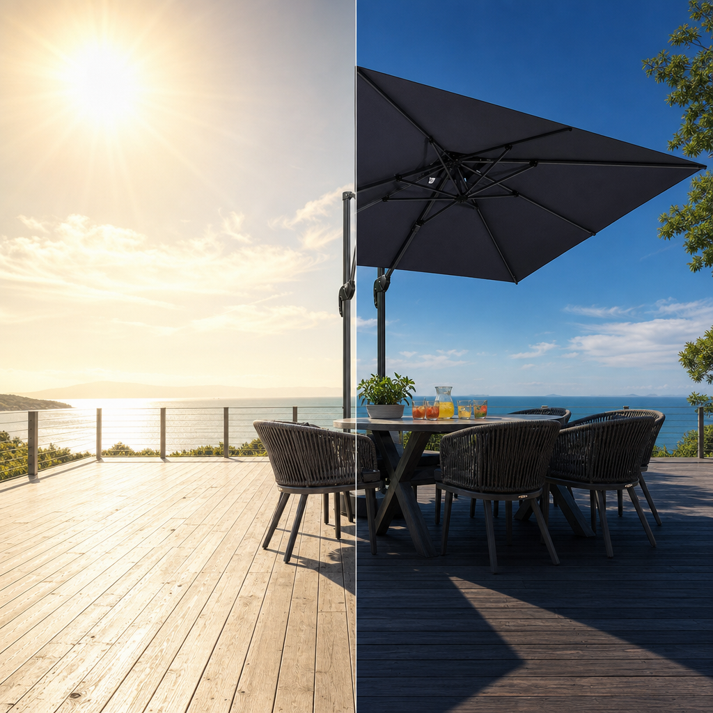 Parasol déporté 